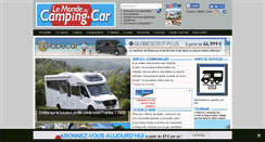 Desktop Screenshot of lemondeducampingcar.fr